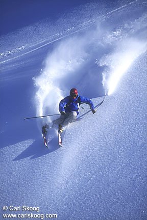 Mt. Baker Big Pow turn....