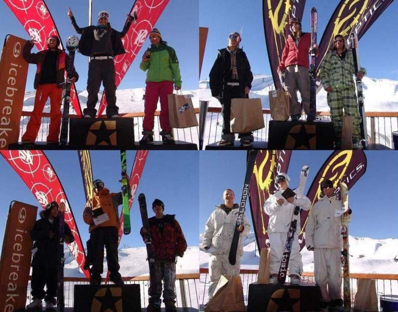 Winners -  NZ Freeski Open HP & SS