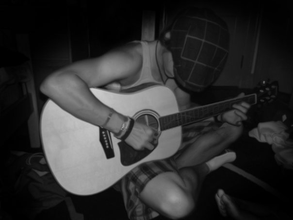 ME playing Guitar