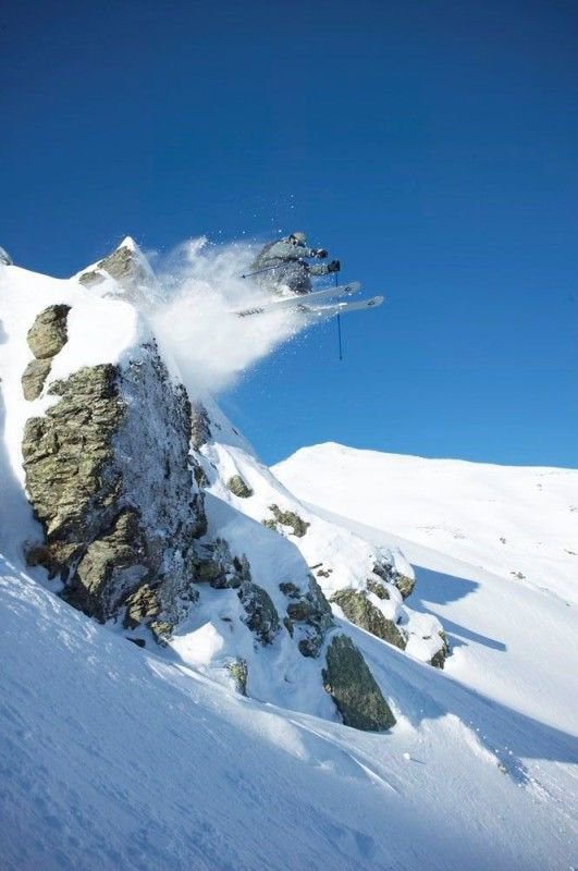 Powder day in europe