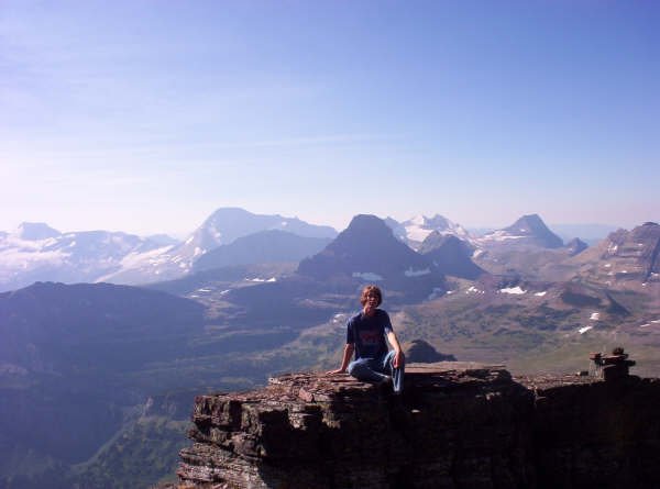 Hikin in glacier