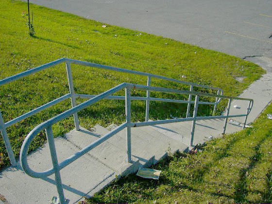 Handrail.