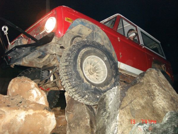 Doing some rock crawling