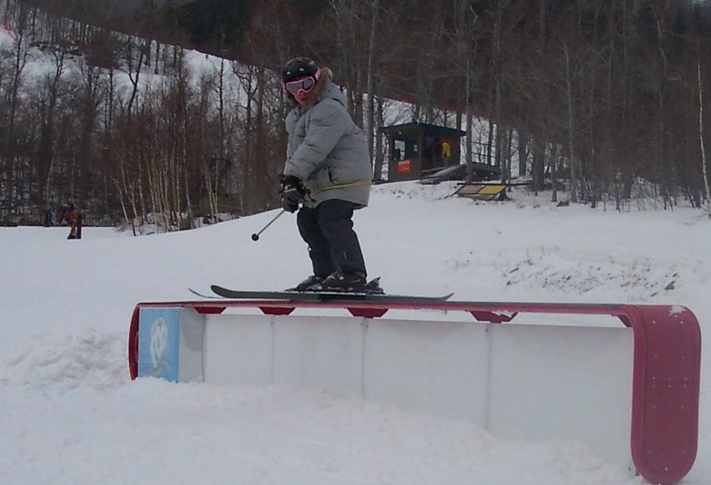 Steezing the box thingy at whiteface ny