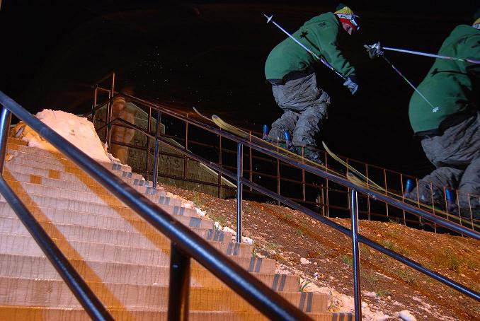 Urban stair railing