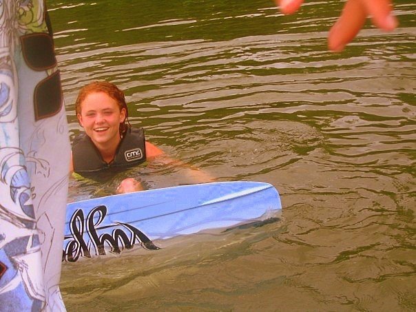 First attempt at wakeboarding