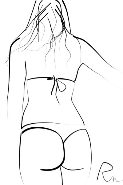 Bikini Line Art