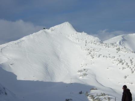 Pow day on stairway