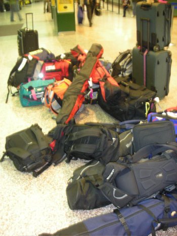 Bags in airport