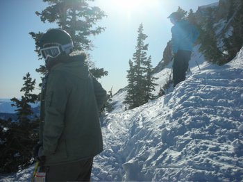 Hiking at snowbird
