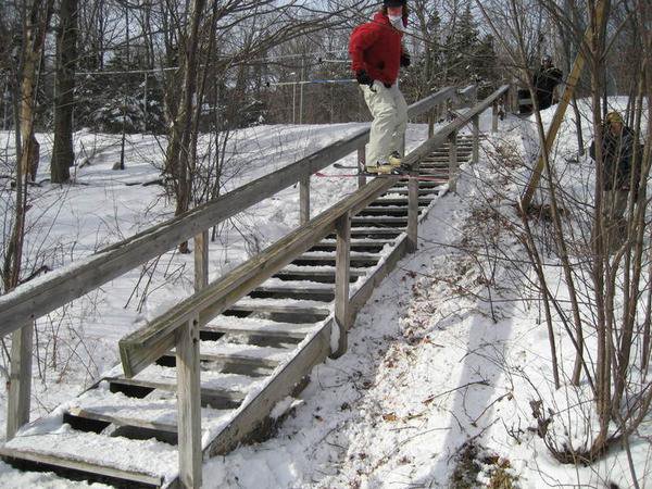 27 stair wooden down