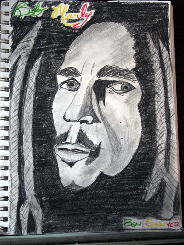 Bob Marley Drawing