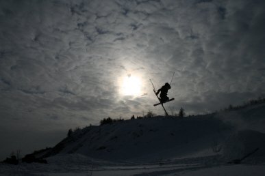 Back Country Kick in Dark