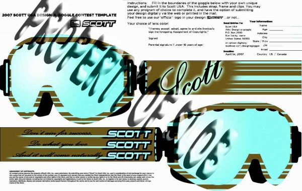 My scott goggle design