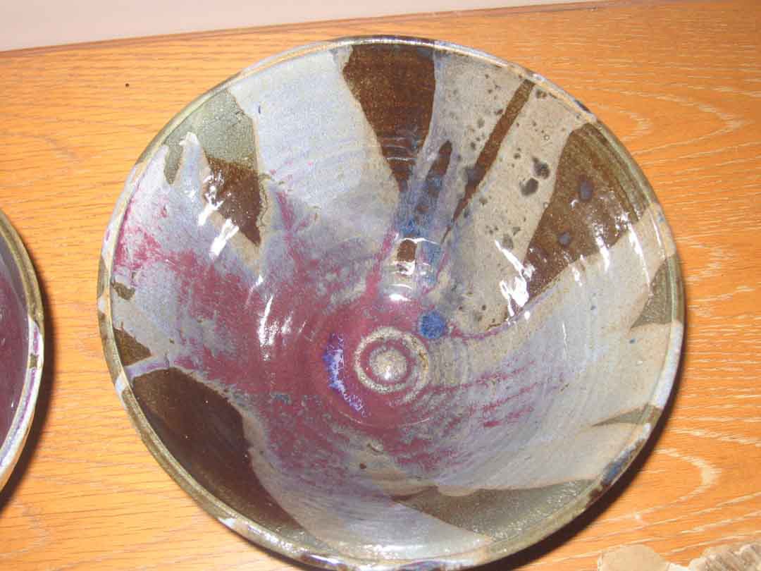 Top view of bigger bowl