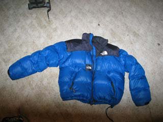 North Face puffy jacket