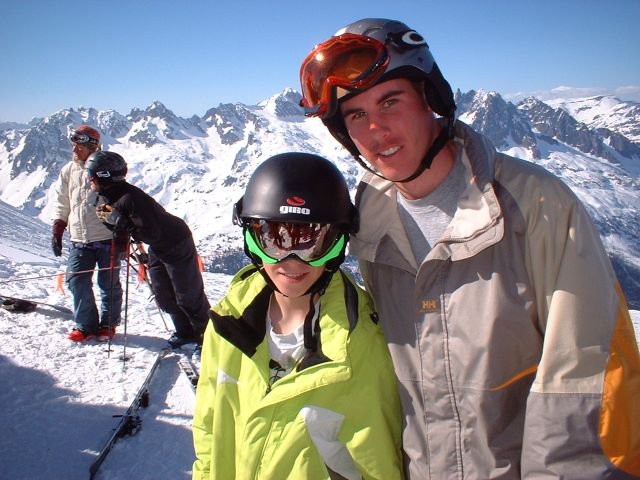 Kye Peterson & I at Chamonix