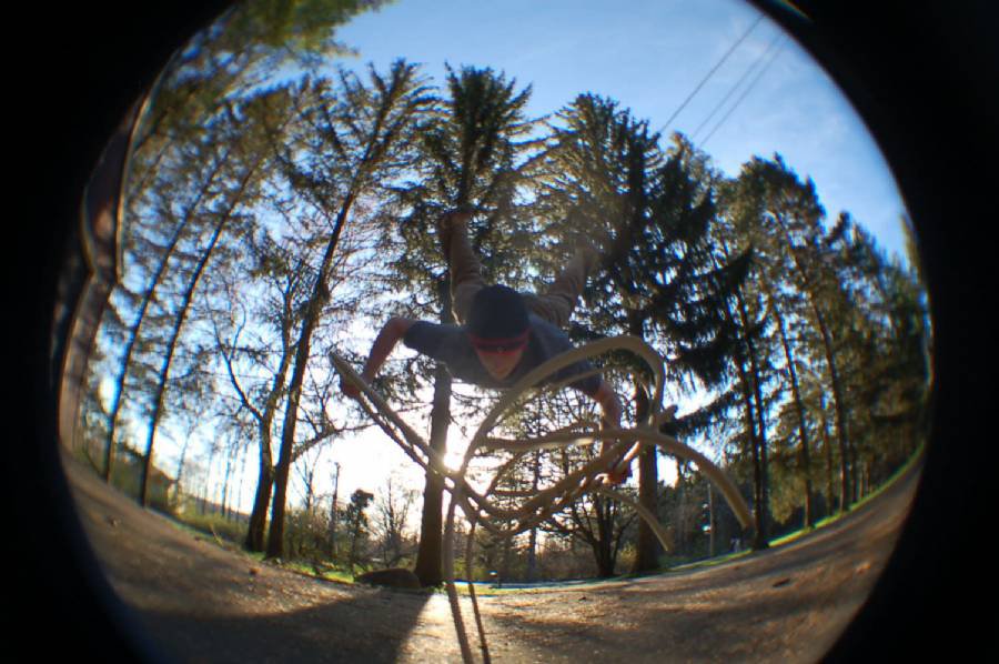 Handstand on a chair