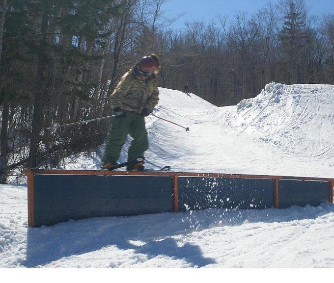 Skier slide!