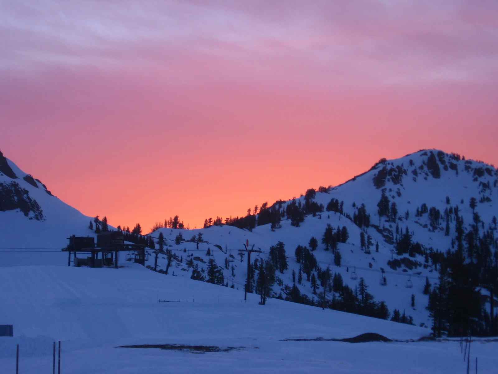 Sunset at High Camp