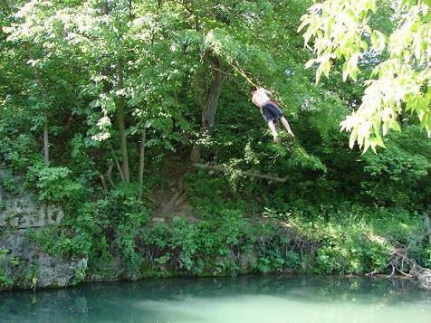 Rope swing