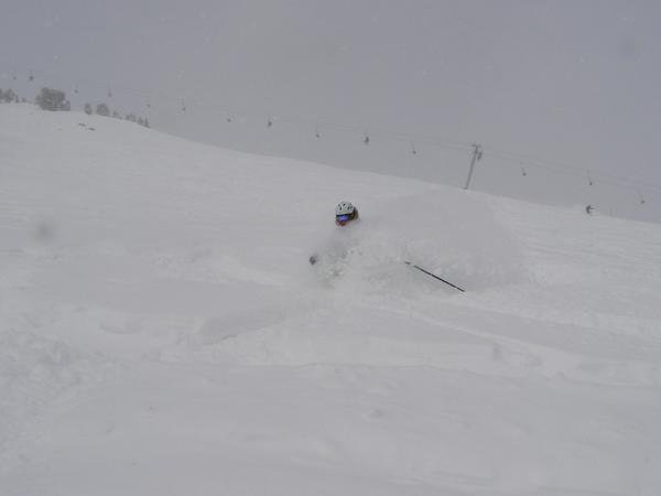 April Powder at Big Sky