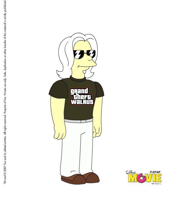 Mr.Bishop's Simpsons Character