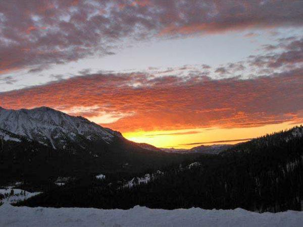 Sunrise on Galena Pass