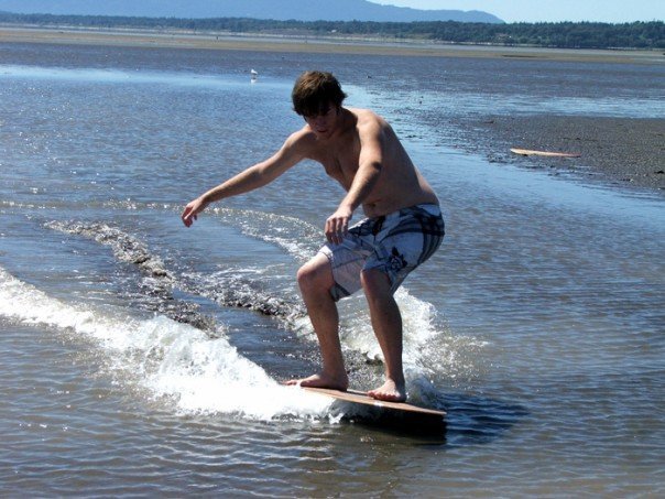 Mmm skimboarding