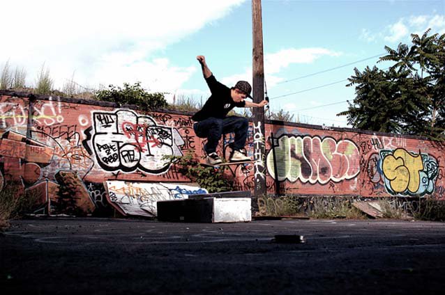 Ollie over sketchy sink