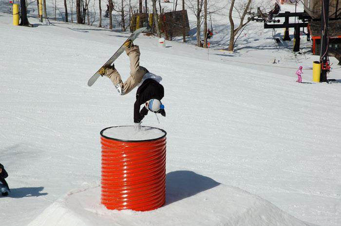 Barrel flip