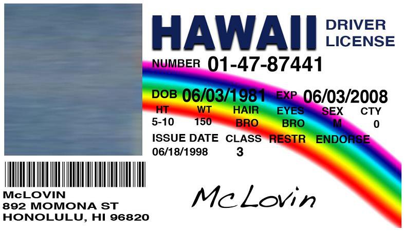 Make Your Own Mclovin ID