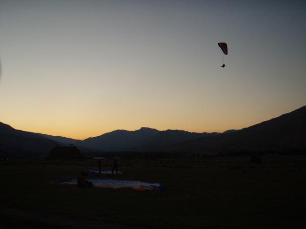 Sunset Flight at Beaver Mountain