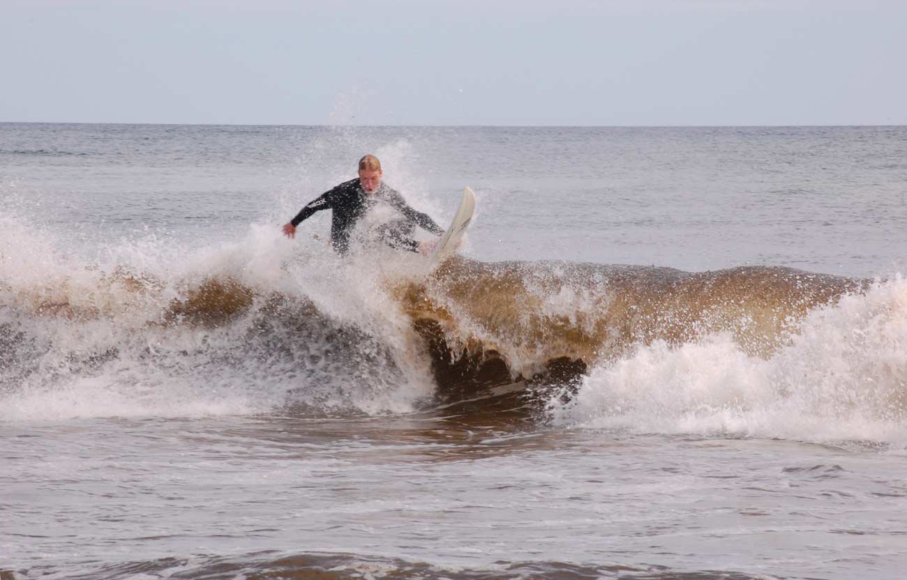 Surfing at Cape Cod
