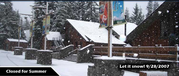 FIRST SNOW AT SKIBOWL