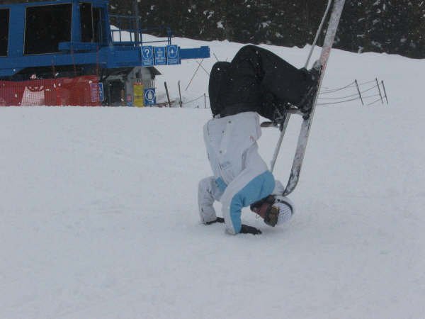 Flat ground front flip