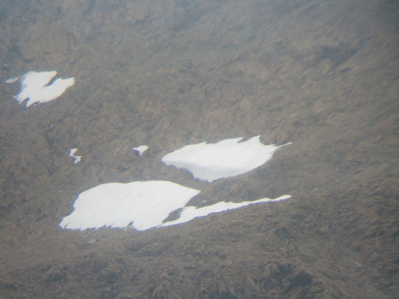 Snow in Gros Morne tablelands