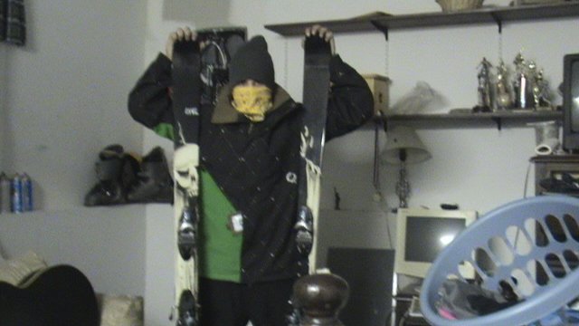 Me with my skis