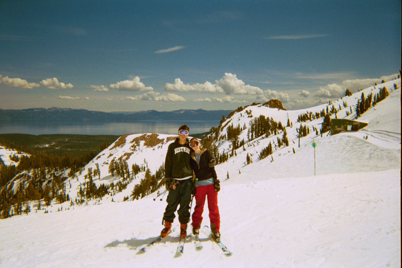 Me and my bro at Alpine Meadows, CA