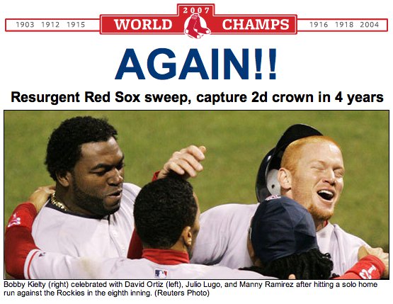 RED SOX 2007!