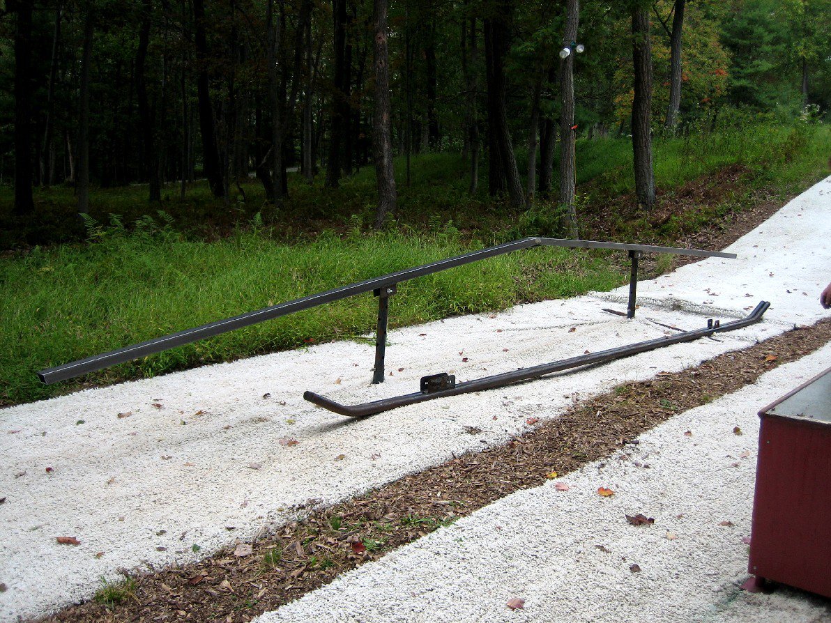 A-Frame rail before support system