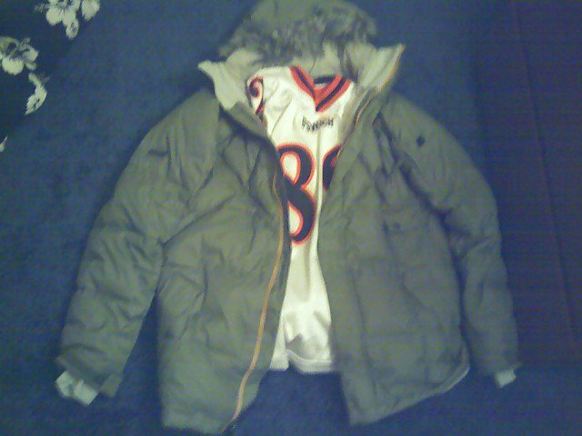 My jacket with my new jersey