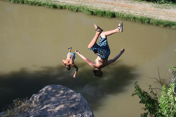 Cliff jumping cork 720 & misty flip