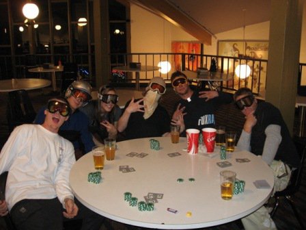 Poker at Snoasis