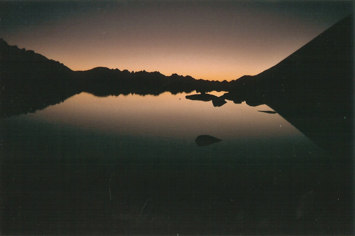 Sunset reflection