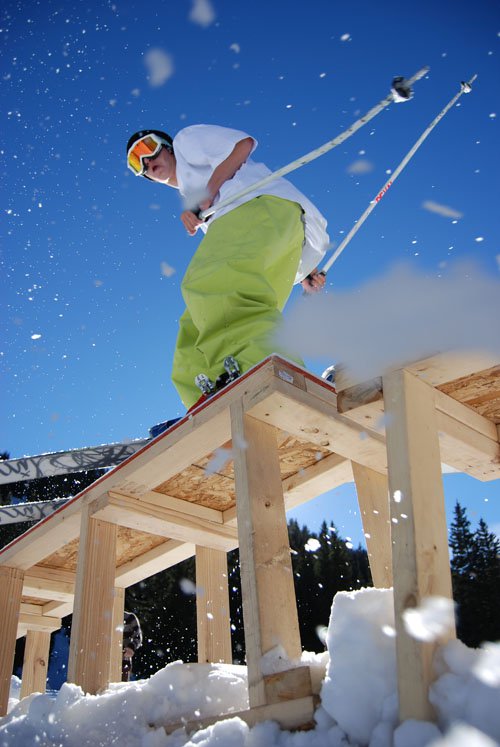 Box sesh at Alta