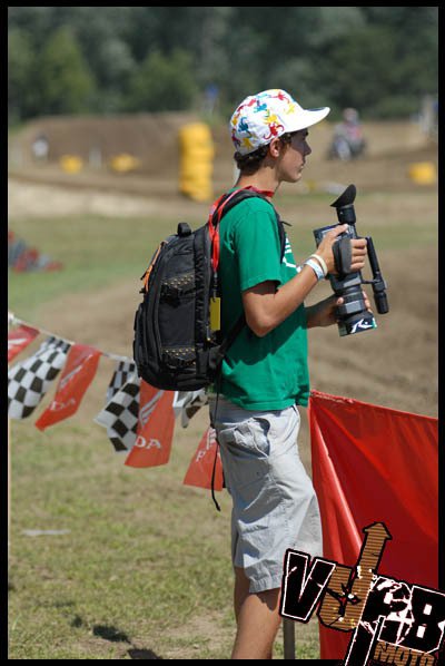 Me filming at winchester regionals( motocross)