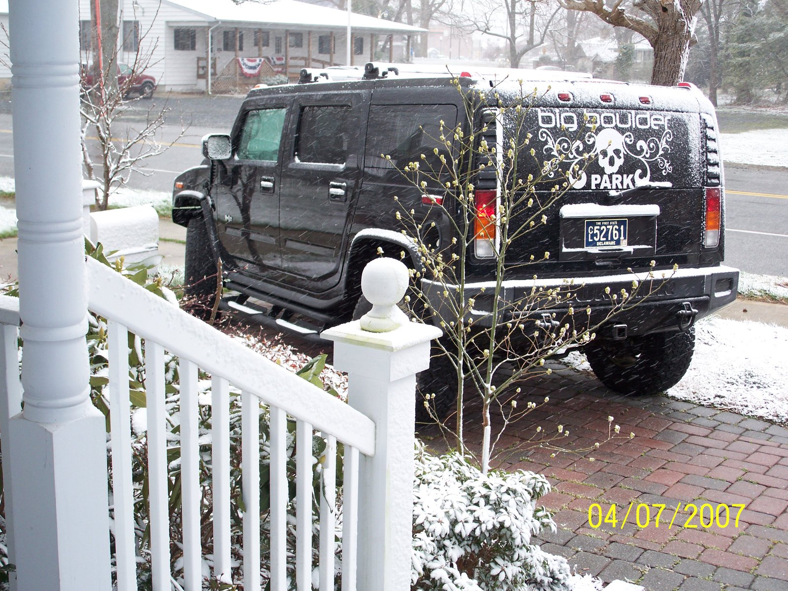 April Snow in Rehoboth Delaware