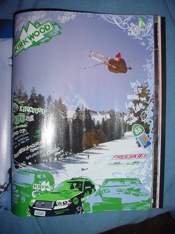 Nov. '06 Freeskier ad for Kirkwood