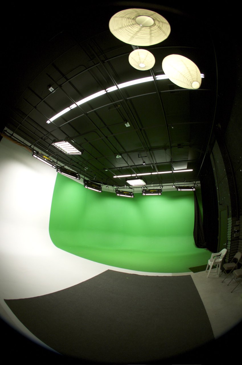 The green screen